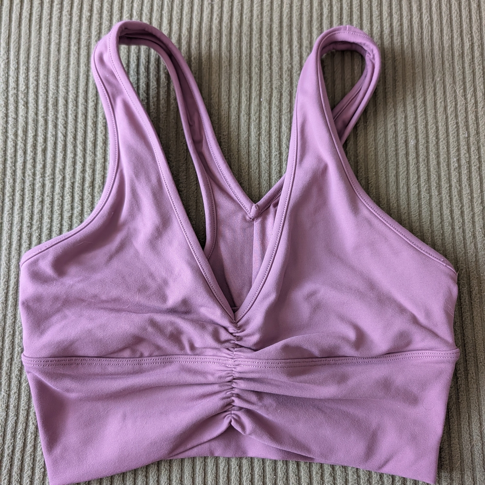 ALO Yoga Lavender Sports Bra
